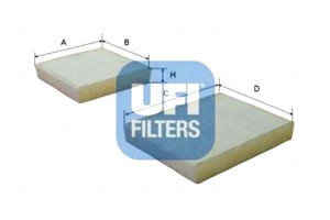 Filtr Kabinowy Peugeot 207 06- Ufi