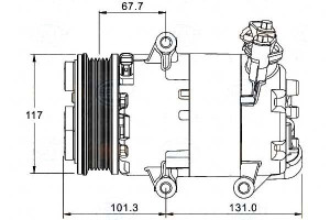 Sprężarka Klimatyzacji Ford Mondeo S-max 2,2tdci 0