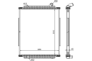 Chłodnica Silnika Rvi Premium Dci11b/43-dci11g 08.