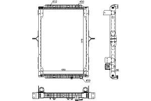 Chłodnica Silnika Rvi Kerax Dxi11/dxi13 10.05- Nis