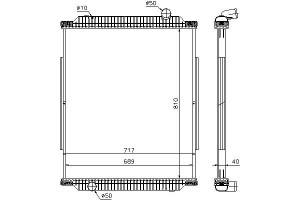 Chłodnica Silnika Rvi Premium Premium 2 Dxi7-midr0