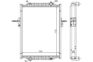 Chłodnica Silnika Rvi Midlum Dci6-a 10.01- Nissens