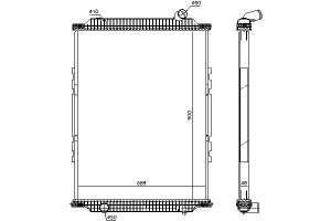 Chłodnica Silnika Rvi Kerax Dci11-270-dxi11 01.01-