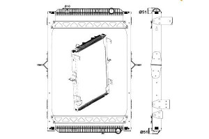 Chłodnica Silnika Rvi Premium 2 Dxi11 10.05- Nrf