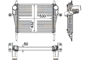 Intercooler Chłodnica Powietrza Doładowującego [hella]