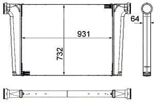 Intercooler Chłodnica Powietrza Doładowującego [hella]