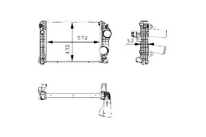 Intercooler Mercedes Atego Atego 2 Om900.911-om924
