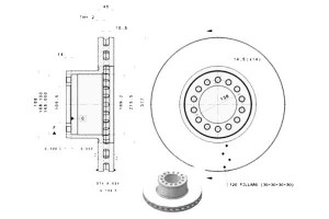 Komplet Tarcz Hamulcowych [brembo]