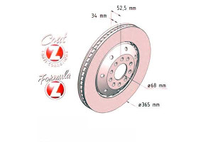 Tarcze Hamulcowe 2szt Audi A6 Rs6 02-05 Pp Zimmerm