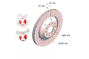 Tarcze Hamulcowe 2szt Audi A6 Rs6 02-05 Lt Zimmerm