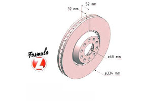 Tarcze Hamulcowe 2szt Vw Passat W8 4motion 01-05 P