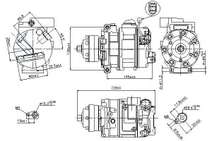 Sprężarka Klimatyzacji Audi A4 A5 A6 A6 Allroad A8