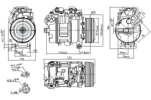 Sprężarka Klimatyzacji Bmw 1 (f20) 1 (f21) 3 (f30