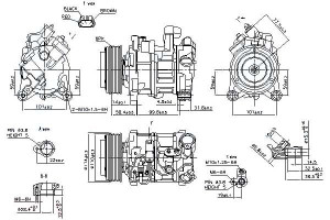 Sprężarka Klimatyzacji Bmw 5 (f10) 5 (f11) 5 Gran
