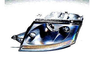 Reflektor (d2s/h3/h7 Elektryczny Z Silnikiem) Audi