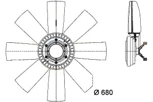 Wentylator Chłodnicy [hella]