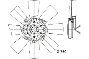 Wentylator Chłodnicy [hella]
