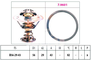 Termostat Mitsubishi Toyota Eps