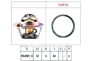Termostat Mitsubishi 82c Colt 1,1-1,5 04- Eps