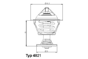 Termostat (89c) Citroen Ax Saxo Xsara Zx Nissan Mi