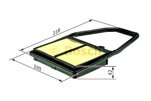 Filtr Powietrza Honda Civic 1,4 1,6 02- Bosch