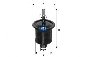 Filtr Paliwa Galant 2.0 2.5 24v 96- Ufi