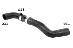 Przewód Chłodnicy Wody Peugeot 307 1.4 1.6 16v (00