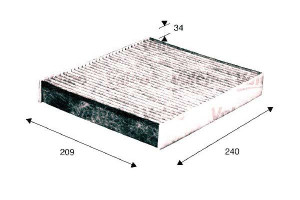 Filtr Kabiny Protect Ford Focus C-max Z Aktywnym W