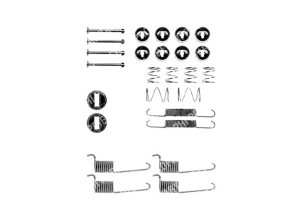 Sprężyny Szczęk Ham. Mercedes Tył 207-210 77-96 De