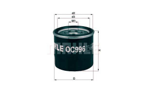 Filtr Oleju Chevrolet Mahle