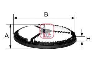 Filtr Powietrza Daewoo Tico 0.8 02.95-12.00 Sofima