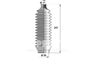 Zestaw Osłony Drążka Kierwoniczego Nipparts Mr5102