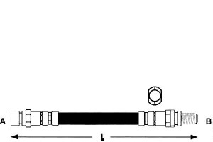 Przewód Hamulcowy Lpr 1023692 97bg2282aa Hos3428 8