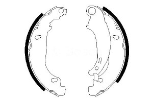 Szczęki Hamulcowe Peugeot 206 206+ 1.1-1.9d 08.98-