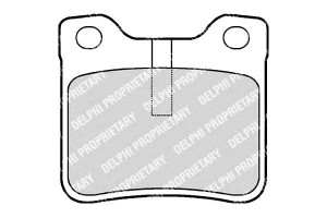 Klocki Hamulcowe Peugeot 406 Tył Delphi Ham