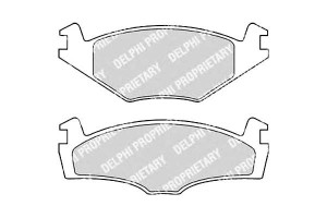 Klocki Hamulcowe Vw 16mm Delphi Ham