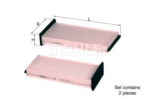 Filtr Kabiny Mitsubishi Mahle