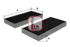 Filtr Kabiny Z Węglem Bmw 5 (e60) 5 (e61) 6 (e63)
