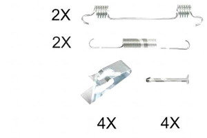 Sprężynki Do Szczęk Ham. Mercedes W163 98-05 A.b.s