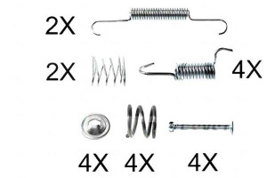 Sprężynki Do Szczęk Ham. Subaru Forester 08-12 A.b