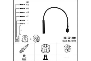 Przewody Zapłonowe Mazda 232 1.3 16v 1.4 16v 96- N