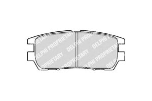 Klocki Hamulcowe Mitsubishi Pajero Delphi Ham