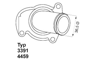 Termostat Opel 92c 1,0-1,2 Wahler