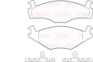Klocki Hamulcowe Valeo 321698151 191698151h 1h0698