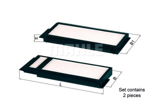 Filtr Kabiny Kabinowy Mahle Bp4k61j6x Bbm461j6x Bp