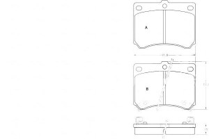 Klocki Hamulcowe Mazda 323 89-94 1.8 16v A.b.s.
