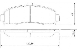 Klocki Hamulcowe Nissan Micra K11e 92-02 A.b.s.
