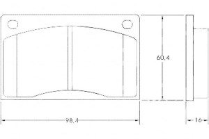 Klocki Hamulcowe Volvo 240 260 74-94 A.b.s.