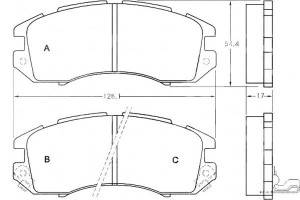 Klocki Hamulcowe Subaru Impreza 93-96 Z Czuj. A.b.