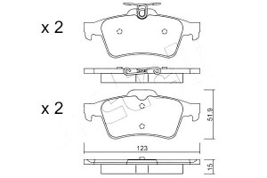 Klocki Hamulcowe Ford Focus Iii Kuga Metelli